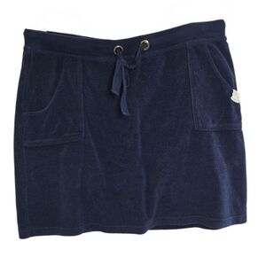 Oleg Cassini Skirt Sport Terry Mini Dark Blue Size XL